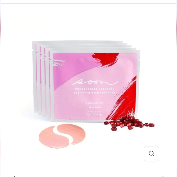 5 Soon Korean Skin Care POMEGRANATE HYDROGEL EYE PATCHES - Picture 3 of 10